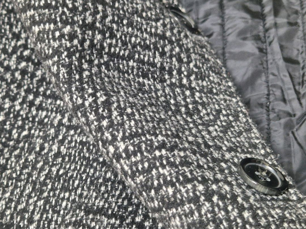 지오다노 남성 체크 오버핏 코트(95사이즈) 판매 이미지