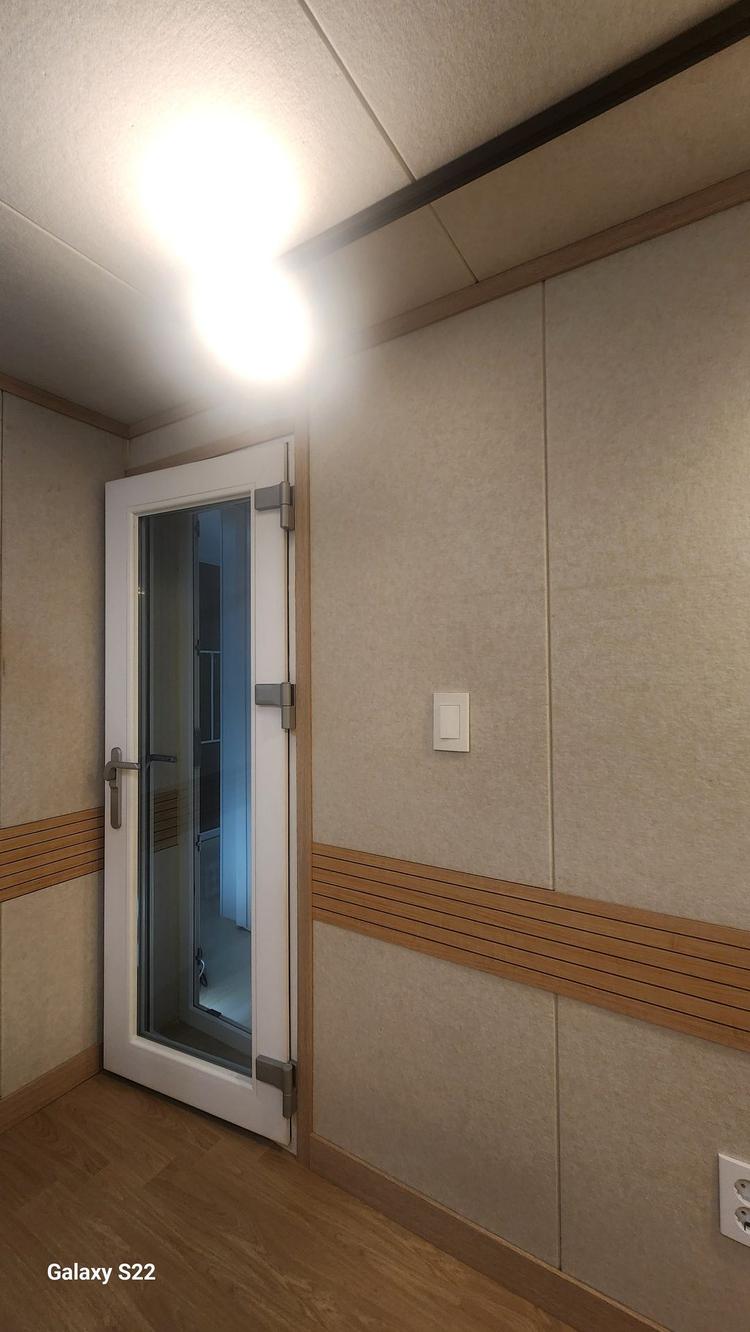 묵묵한 감동 더블 방음부스 판매합니다 가로3120 세로 2120 높이 2250 이미지