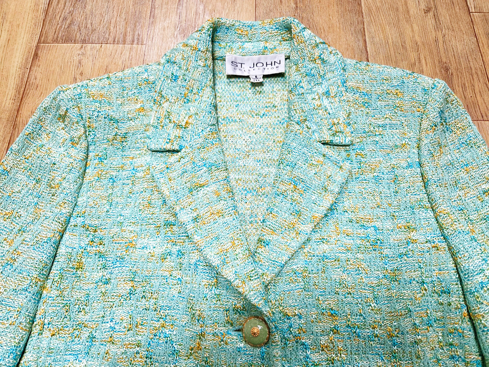센존(ST.JOHN) 트위드 니트자켓 55-66--1
