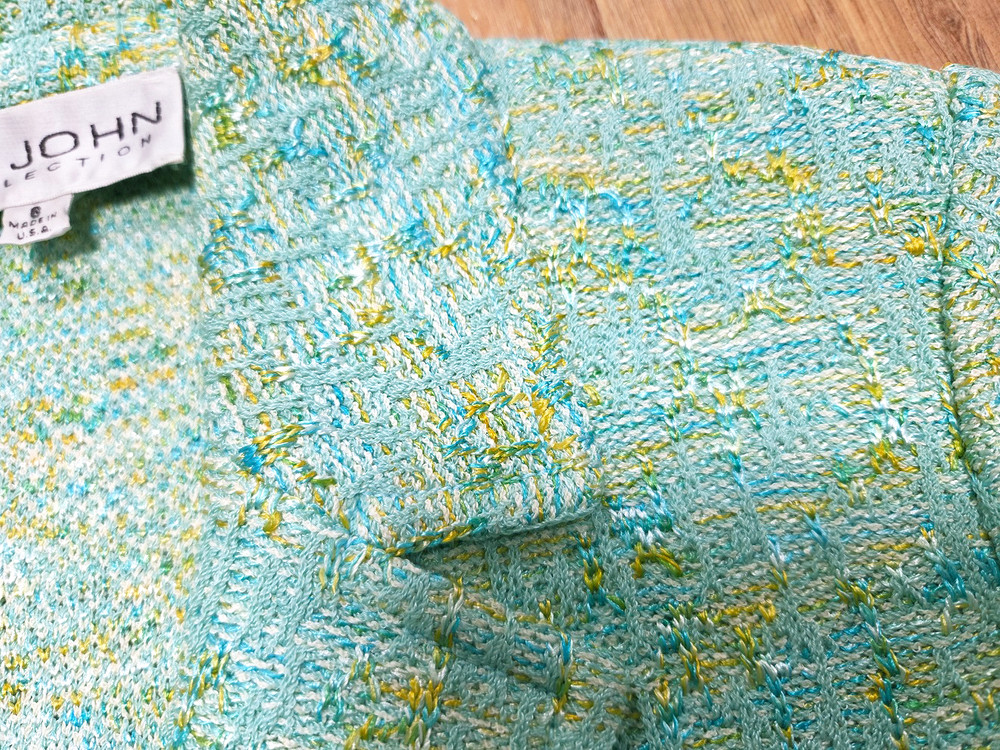 센존(ST.JOHN) 트위드 니트자켓 55-66--2