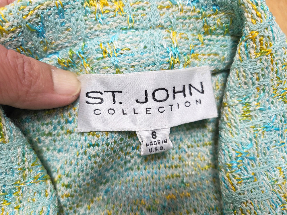 센존(ST.JOHN) 트위드 니트자켓 55-66--6