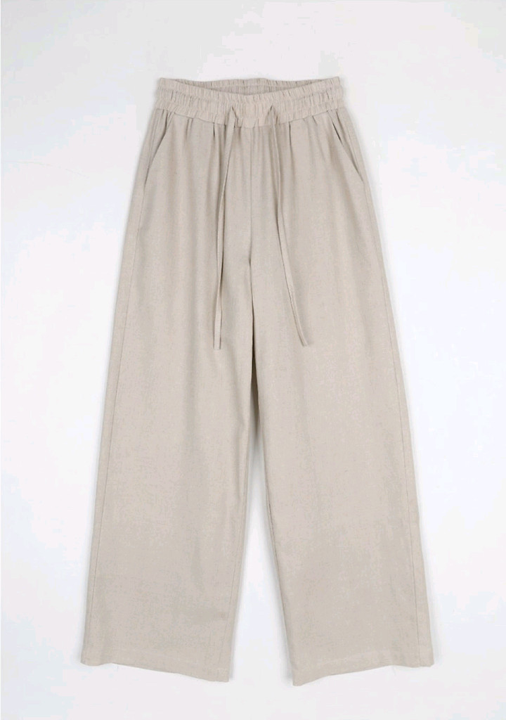 고고싱 린넨 코튼 와이드 밴딩 팬츠 155 xs / 베이델리 가내스라 슬로우앤드 98도씨 데일리쥬 프렌치오브 위드윤 이미지