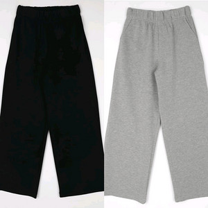 고고싱 와이드 트레이닝 팬츠 160 XS 2개 일괄 / 베이델리 가내스라 슬로우앤드 98도씨 데일리쥬 블랙업 매니크 이미지