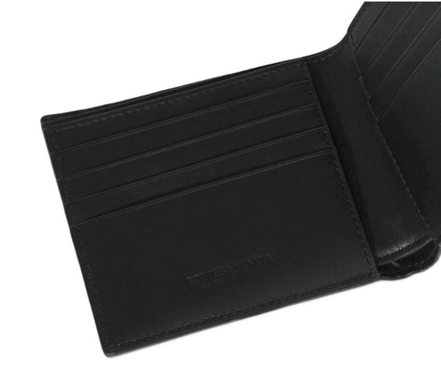 보테가 베네타 반지갑 블랙 605721VCPQ48803 / 743211VCPQ48803 이미지