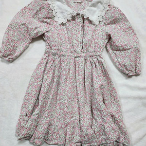 로엠걸즈 여아 꽃무늬 원피스 130