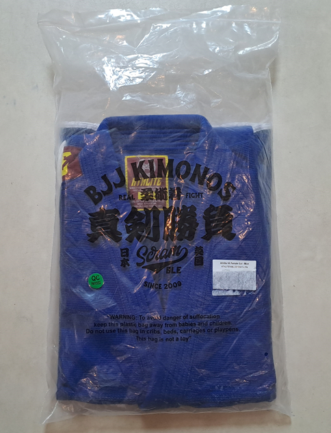 새상품) 스크램블 애슬라이트 6.0 블루 주짓수 도복--3