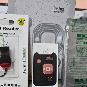 인스탁스 미니 리플레이 스톤화이트