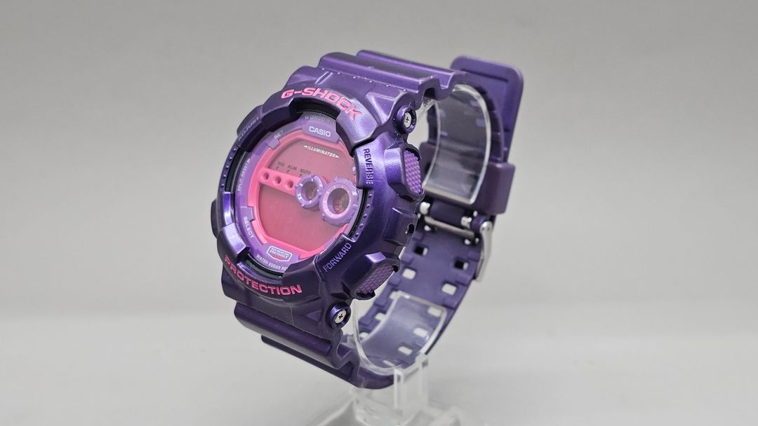 카시오 지샥 GD-100SC 퍼플--1