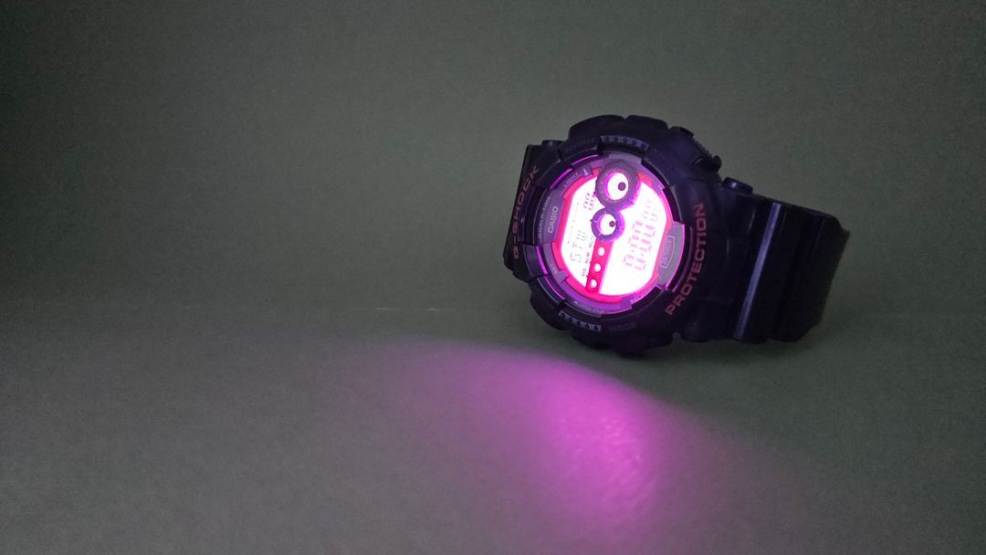 카시오 지샥 GD-100SC 퍼플--8