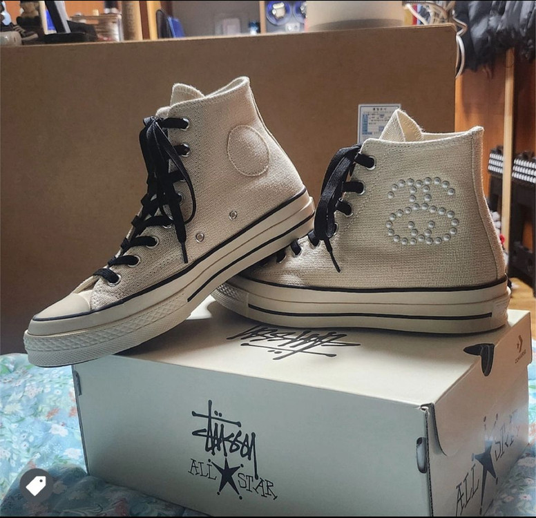 컨버스x스투시 콜라보 한정판 미개봉 새상품 280 이미지