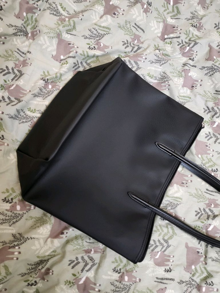 라코스테 숄더백 블랙--5