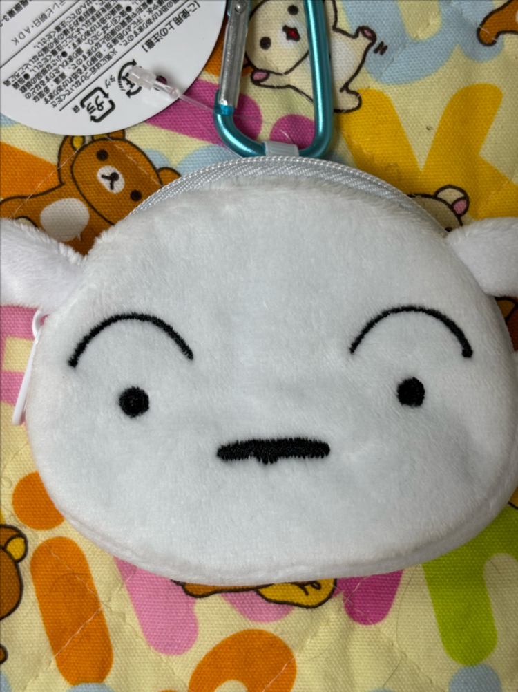 짱구는못말려 흰둥이 카라비너 파우치 [일본정품 새상품]--1