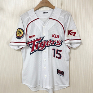 KBO ZETT 기아타이거즈 올드 홈유니폼/져지 S(85) #15 이용규 이미지