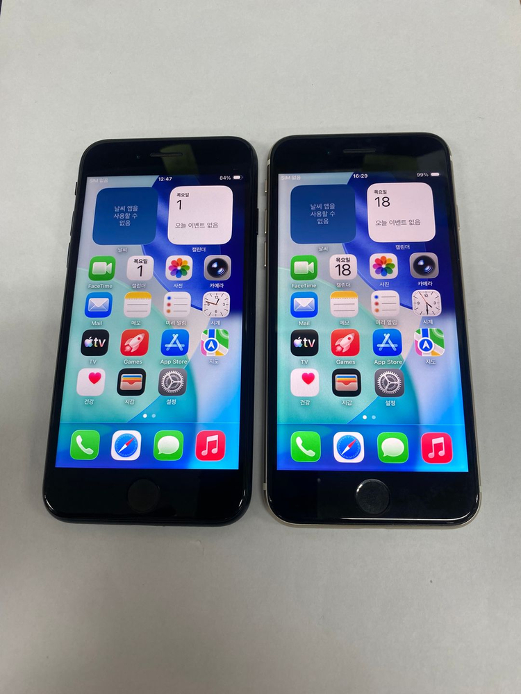 아이폰SE3 128GB 블랙/화이트 특SSS급 중고폰 배터리100% 메인폰 자녀폰 서브폰 세컨폰 이미지