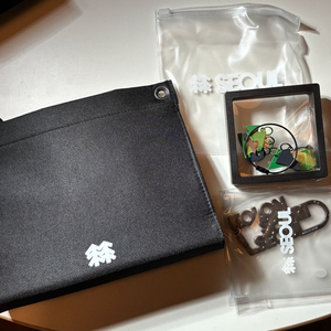 코오롱 스포츠 카라비너 파우치 세트