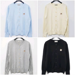 메종키츠네 폭스헤드 라운드 가디건(여성)