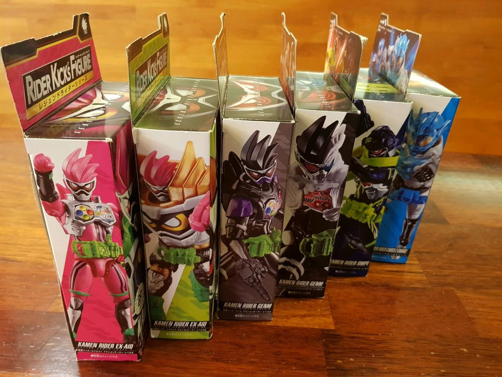 가면라이더 피규어 RKF TK 드라이브 이그제이드 세이버 제로원 지오 피규어 이미지