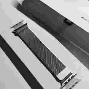 애플워치 44MM 밀레니즈 루프 실버 거의 새것 이미지