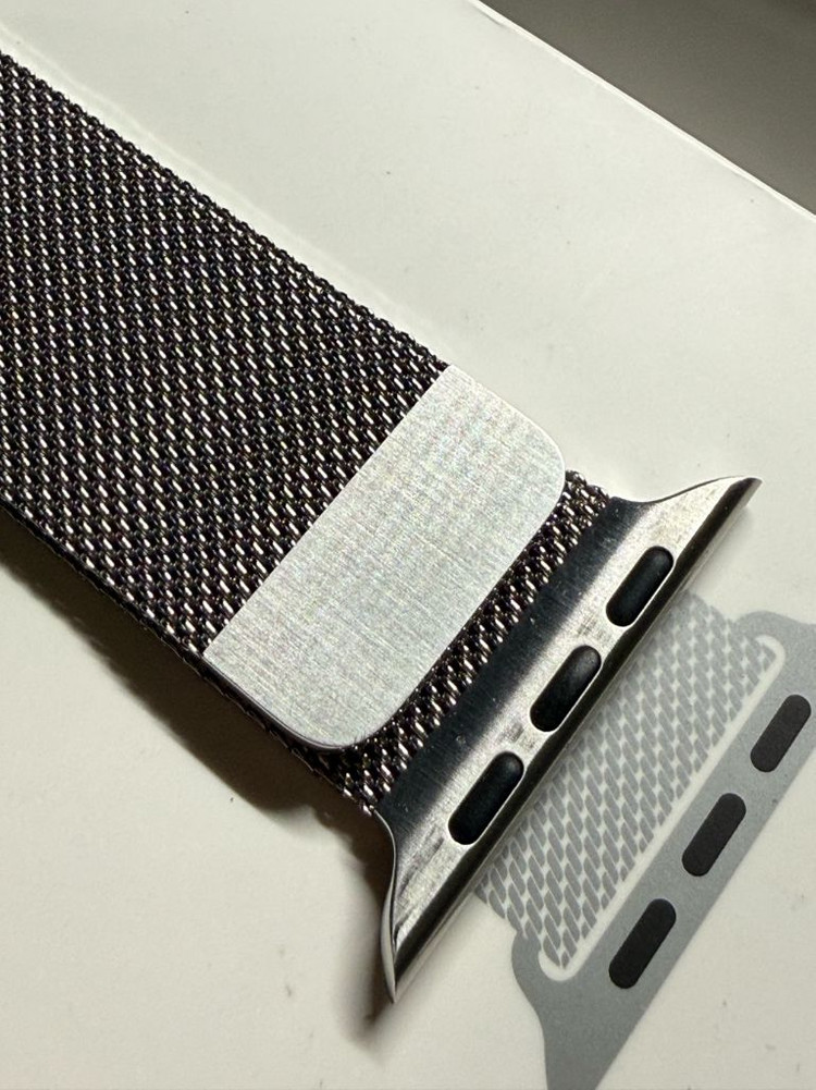 애플워치 44MM 밀레니즈 루프 실버 거의 새것 이미지