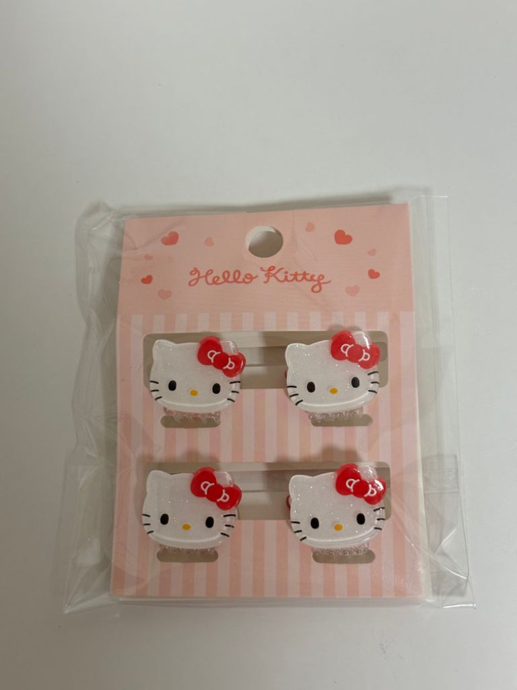 산리오 미니헤어집게 4P (정품 새상품)--1