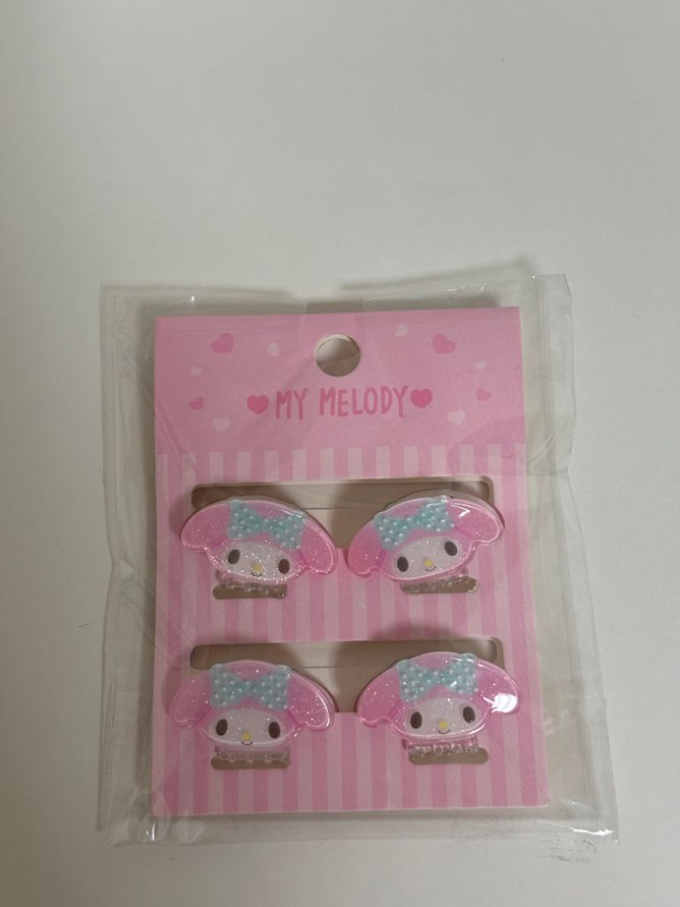 산리오 미니헤어집게 4P (정품 새상품)--2
