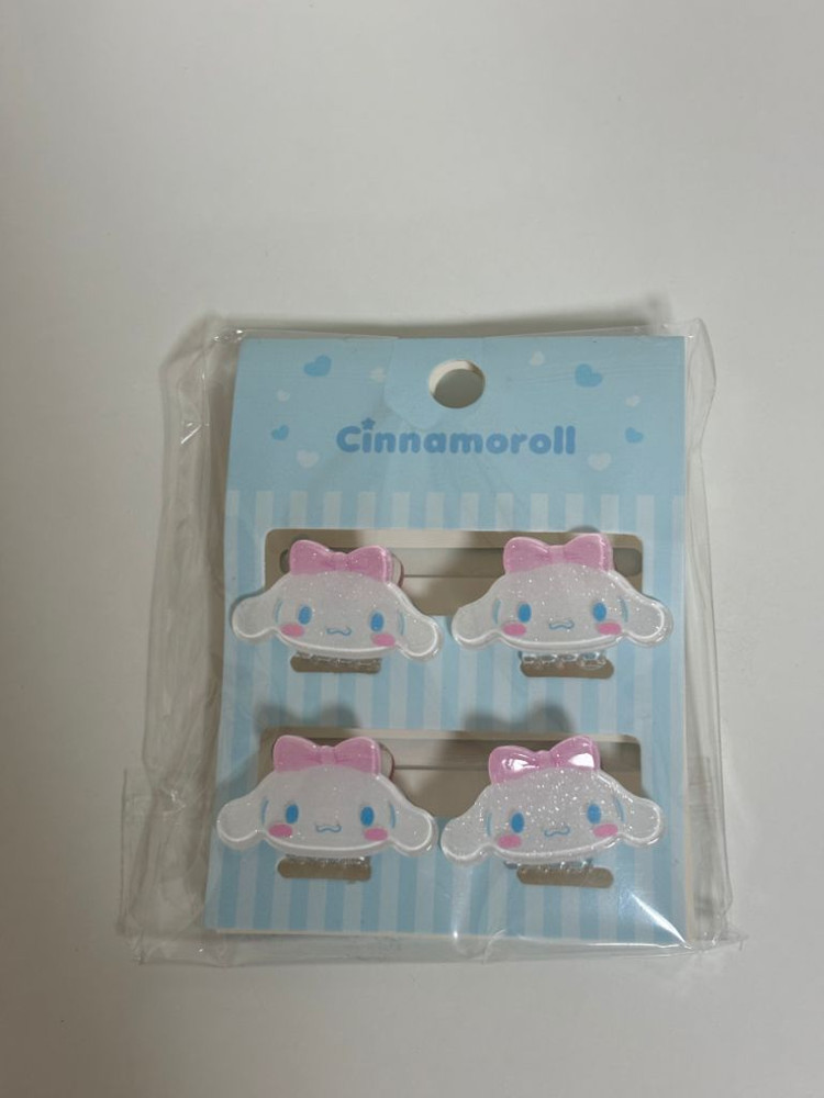 산리오 미니헤어집게 4P (정품 새상품)--4