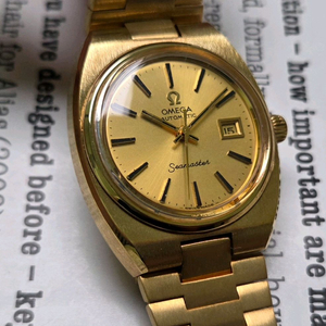 레어] 빈티지 오메가 씨마스터 고구마 올금장 샴골판 여성용 뻐뻐시 브슬 ver. 이미지
