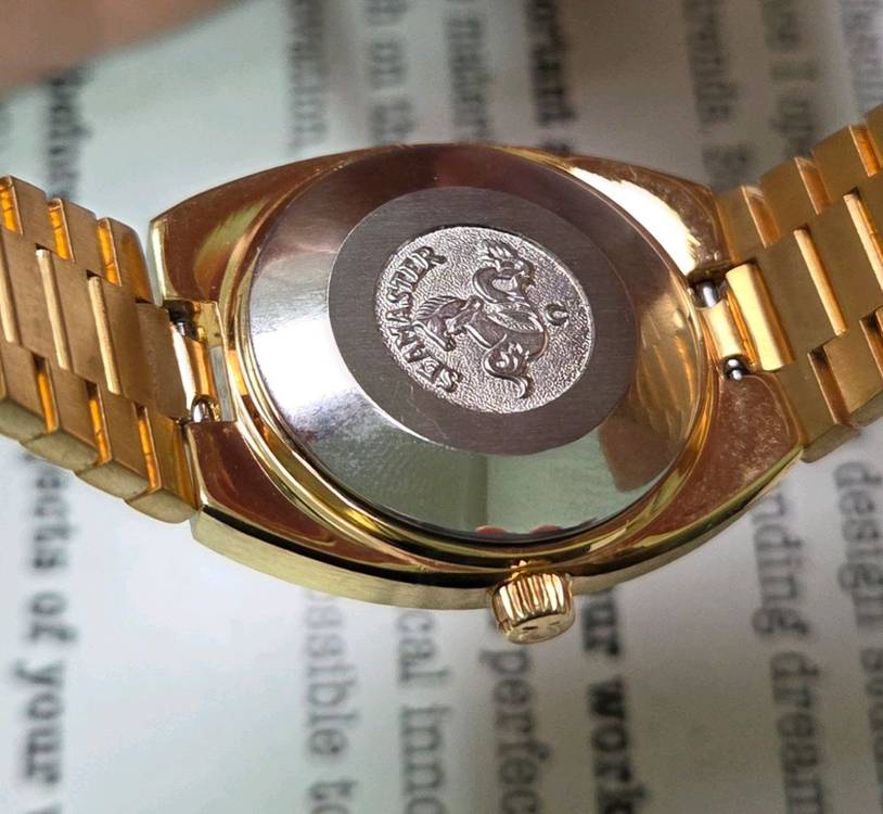 레어] 빈티지 오메가 씨마스터 고구마 올금장 샴골판 여성용 뻐뻐시 브슬 ver. 이미지