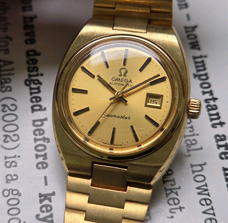 레어] 빈티지 오메가 씨마스터 고구마 올금장 샴골판 여성용 뻐뻐시 브슬 ver. 이미지