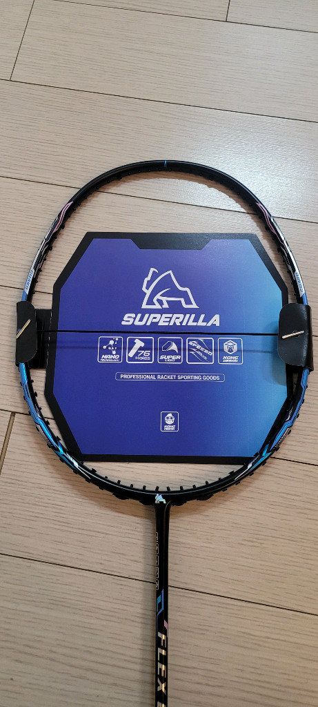 슈퍼릴라 플렉스 가드 배드민턴 라켓 대회 우승 라켓 미개봉 새제품--1