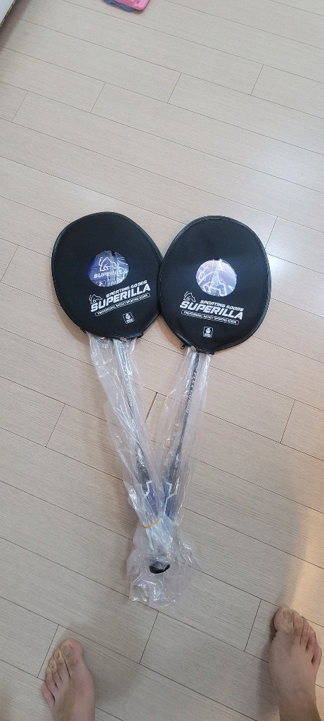 슈퍼릴라 플렉스 가드 배드민턴 라켓 대회 우승 라켓 미개봉 새제품--7