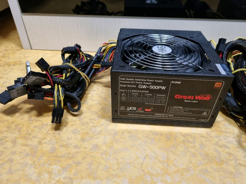 (중고) 파워서플라이 500W 2개 일괄 이미지