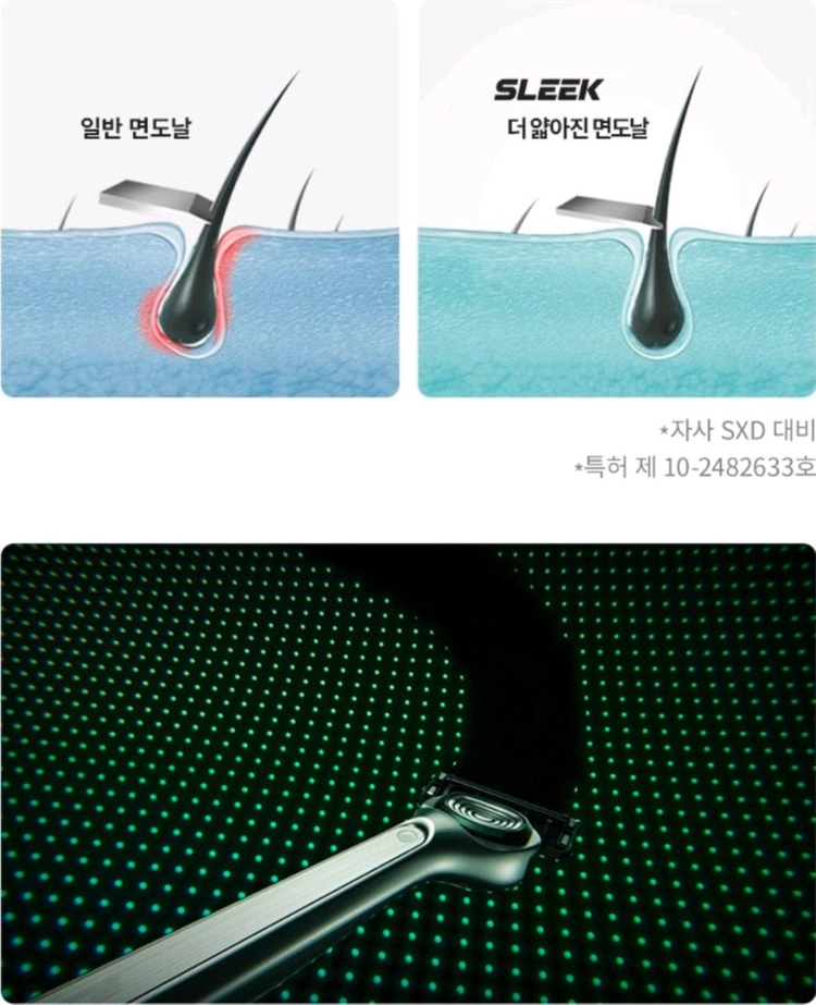 도루코 슬릭 모션 면도기 세트 이미지