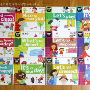 블루래빗터치톡잉글리쉬 블루래빗 토크북 영어책 아기책 유아책 어린이책 보드북 하드북 그림책 동화책 블루레빗