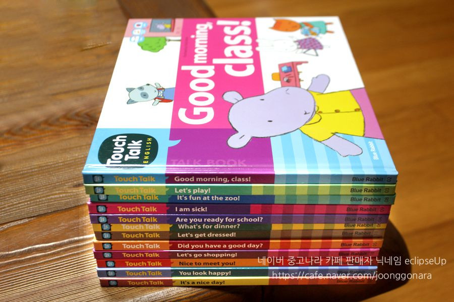 블루래빗터치톡잉글리쉬 블루래빗 토크북 영어책 아기책 유아책 어린이책 보드북 하드북 그림책 동화책 블루레빗--1
