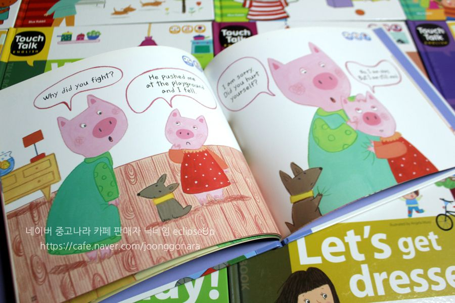 블루래빗터치톡잉글리쉬 블루래빗 토크북 영어책 아기책 유아책 어린이책 보드북 하드북 그림책 동화책 블루레빗--2