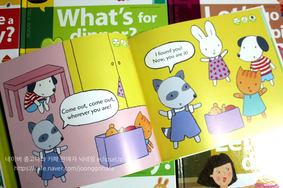 블루래빗터치톡잉글리쉬 블루래빗 토크북 영어책 아기책 유아책 어린이책 보드북 하드북 그림책 동화책 블루레빗--5