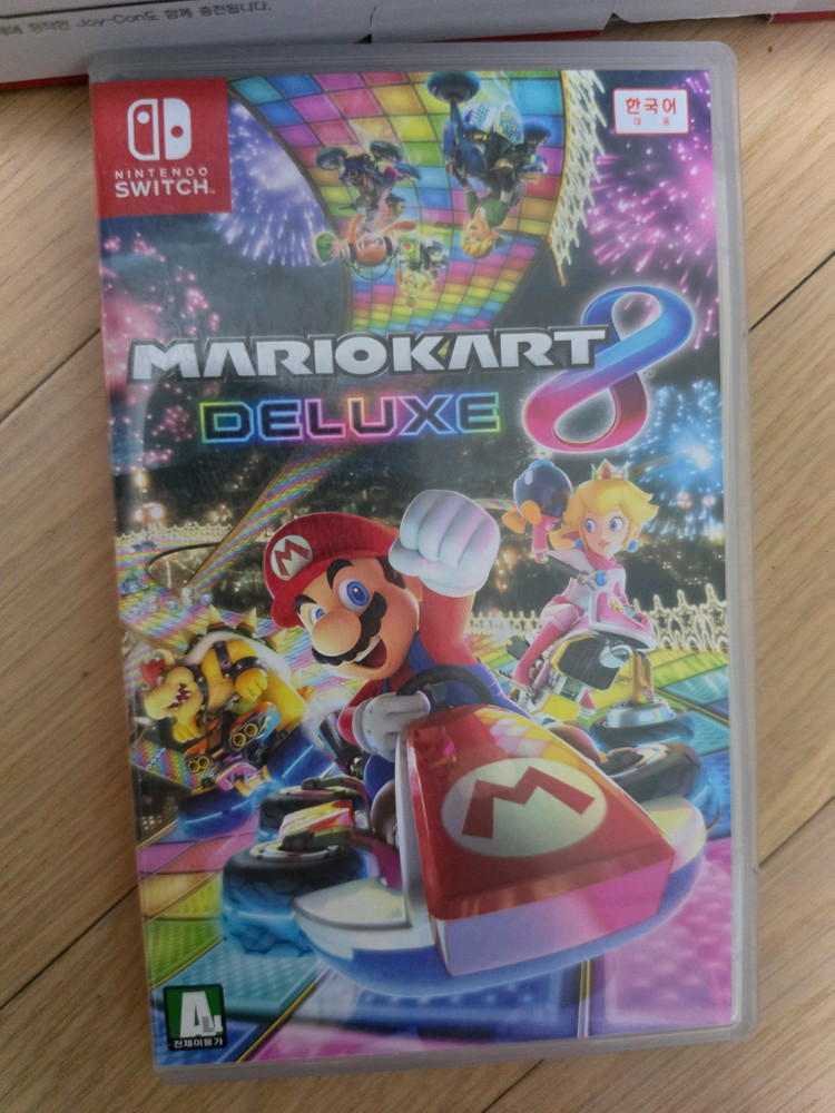 닌텐도 스위치 OLED 화이트 풀박 + 마리오카트 + 휴대 케이스--4