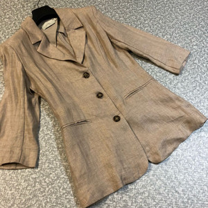 썸제이 린넨100% 자켓 페미닌 출근룩 하객룩 베이지