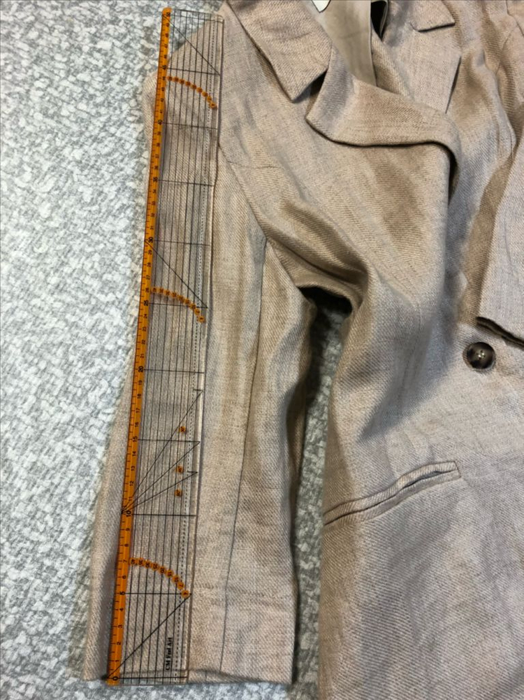 썸제이 린넨100% 자켓 페미닌 출근룩 하객룩 베이지--6