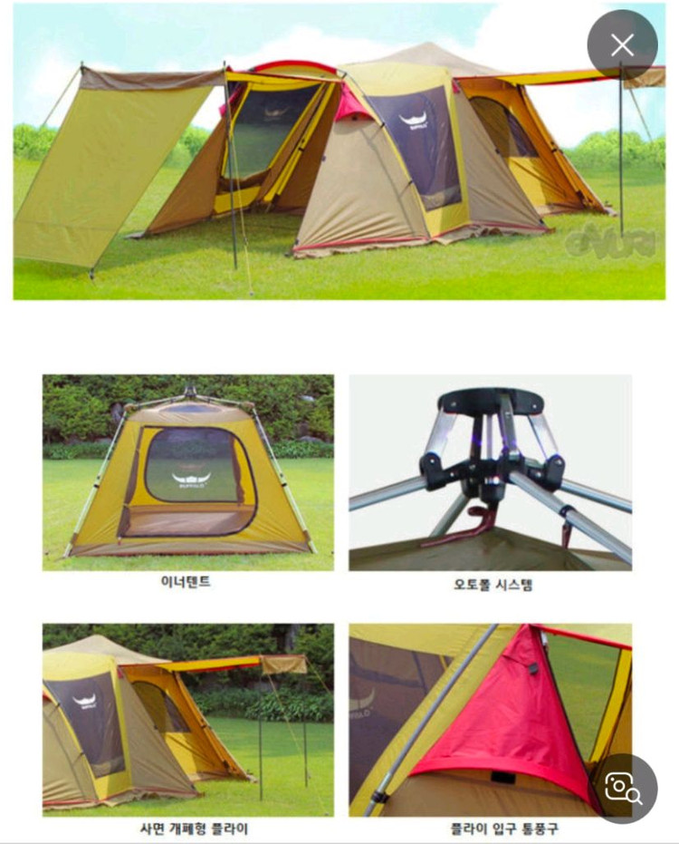 버팔로 뉴익스텐션 오토텐트 판매합니다.--3