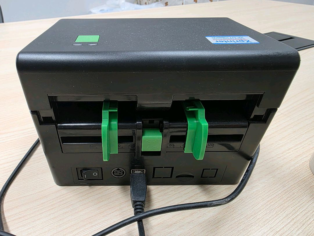 Xprinter XP-DT108BKR 바코드 송장 택배 라벨 프린터 판매 이미지