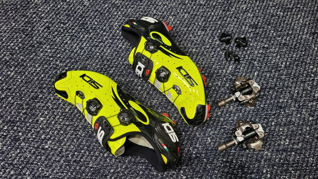 SIDI 시디 카본 MTB 클릿슈즈/시마노 XT 클릿페달--1