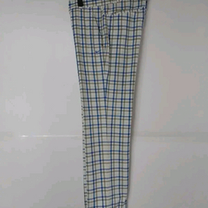 32)나이키 골프웨어 드라이핏 봄,가을 체크 스판바지 캐주얼바지