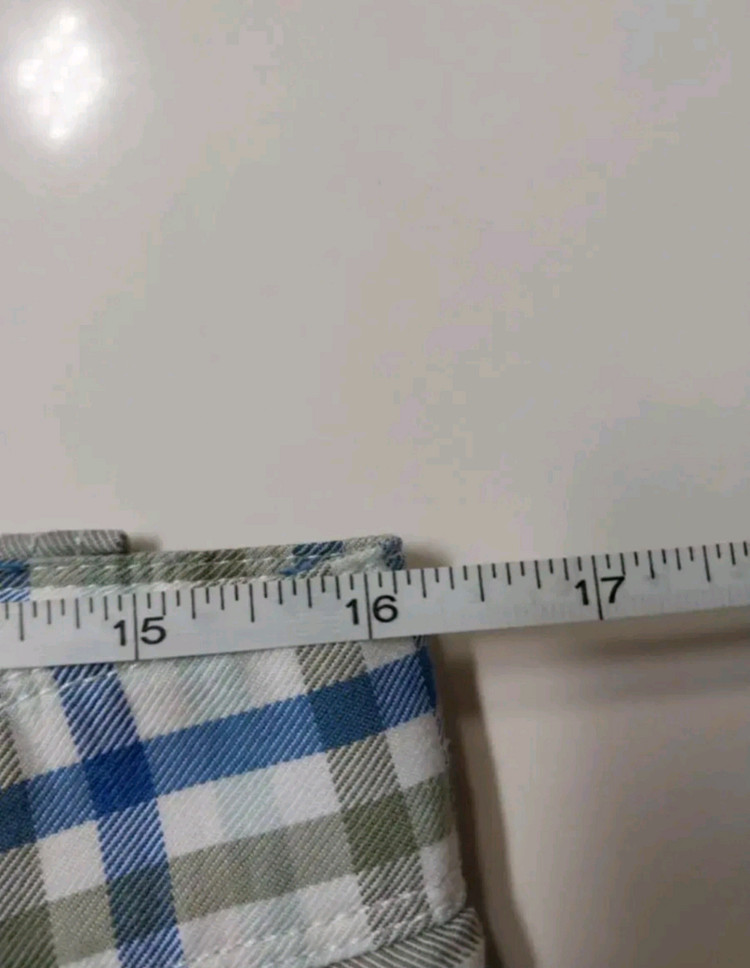 32)나이키 골프웨어 드라이핏 봄,가을 체크 스판바지 캐주얼바지 이미지