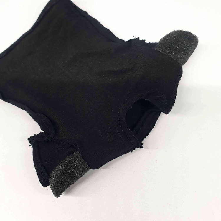 남성 어깨핏 보정 검정 반팔티 12인치피규어(핫토이x) 이미지