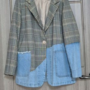 체크 데님 믹스 자켓(여성)66