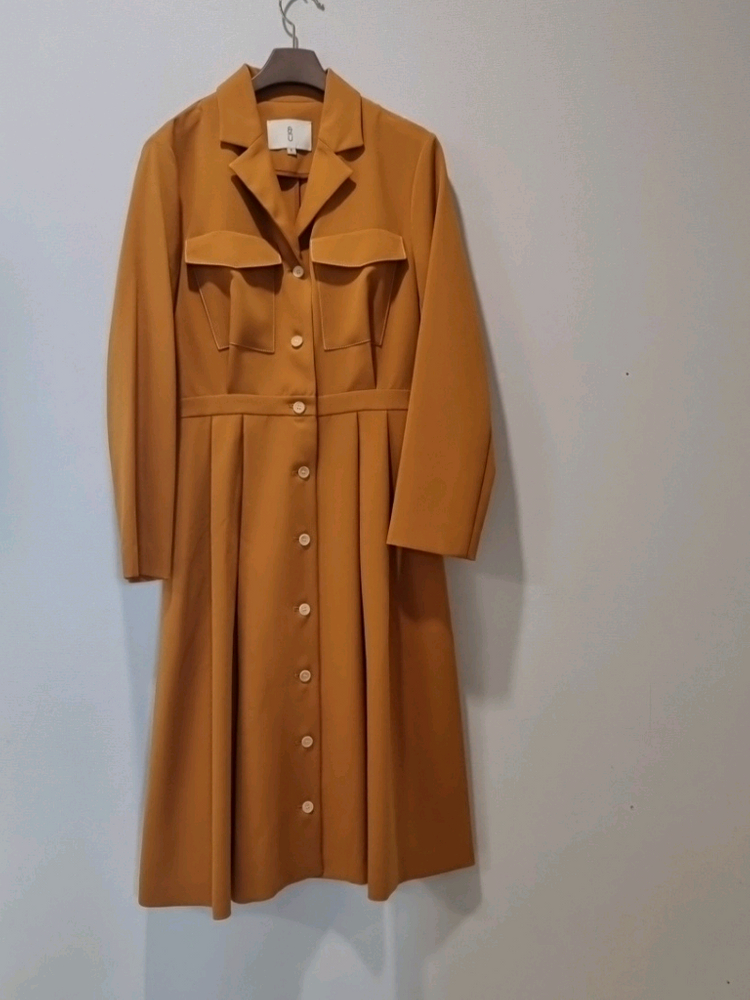 앤유(AND YOU) 셔츠형 롱원피스 /가을원피스 이미지