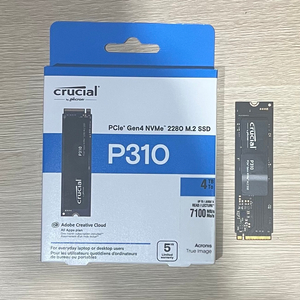 마이크론 Crucial P310 M.2 NVMe SSD 4TB 거의 새제품