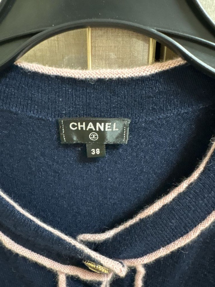 샤넬 캐시미어 가디건--1